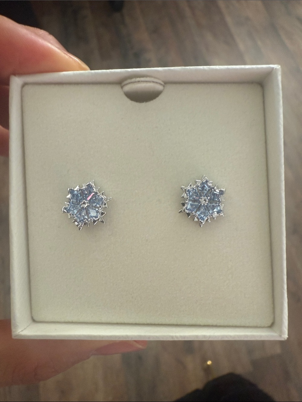 Swarovski Snowflake Earrings - Women Jewelry